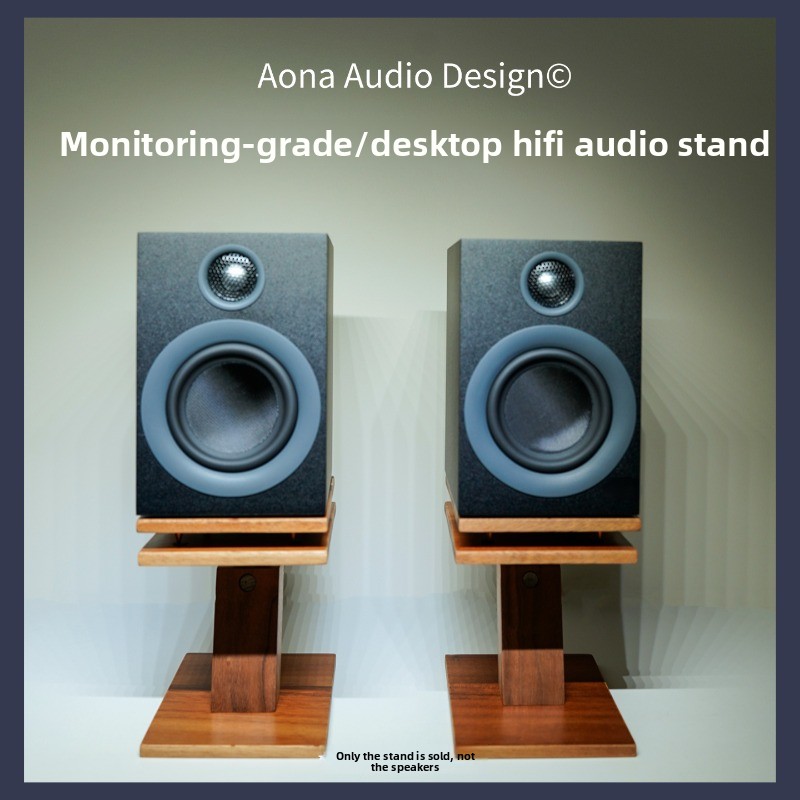 Solid Wood Desktop Speaker Sta - Music Stand Folding ulasan dan harga