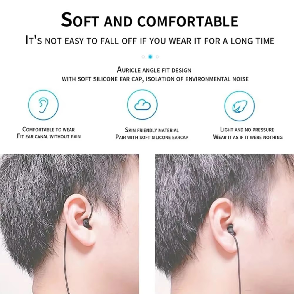 3.5mm Short Wired Headphones S - Audio Music Bluetooth ulasan dan harga