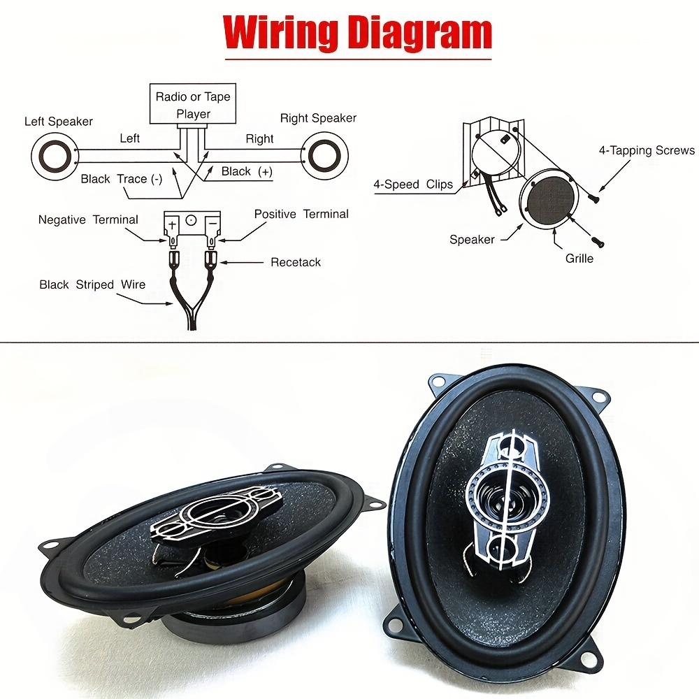 2 Pcs 4 inch 6 inch 320W 4-Way - Audio Universal Music ulasan dan harga