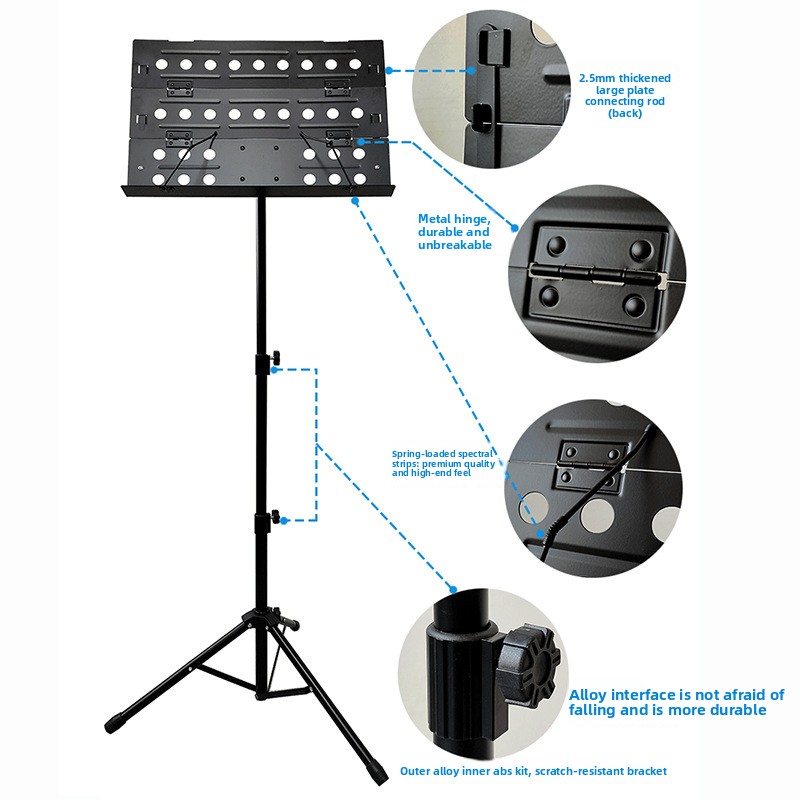 Portable Folding Music Stand S - Music Stand Folding ulasan dan harga
