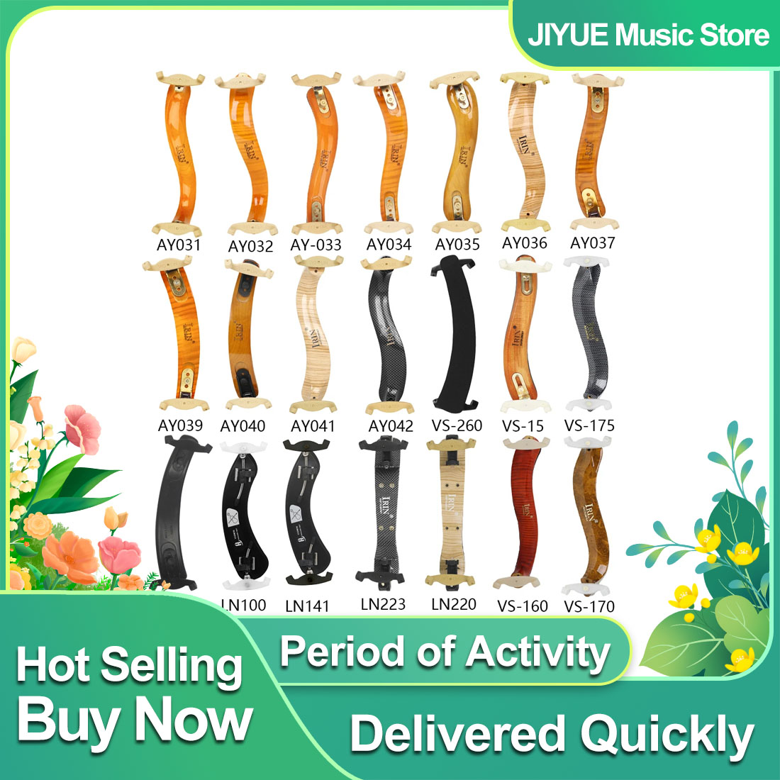 IRIN Violin Shoulder Rest 3/4  - Violin Shoulder Rest ulasan dan harga