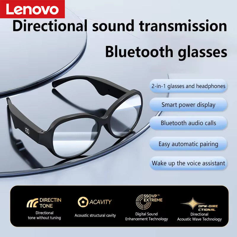 Lenovo Smart Bluetooth Glasses - Audio Music Bluetooth ulasan dan harga