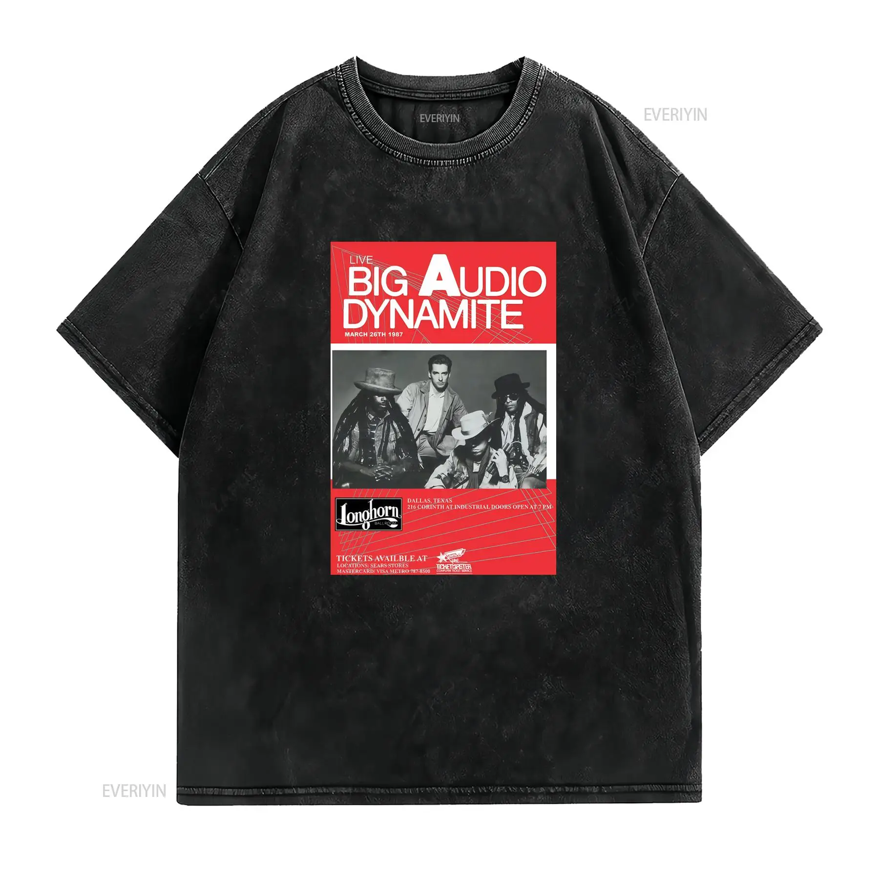 Big Audio Dynamite Logo T Shir - Audio Music Logo ulasan dan harga