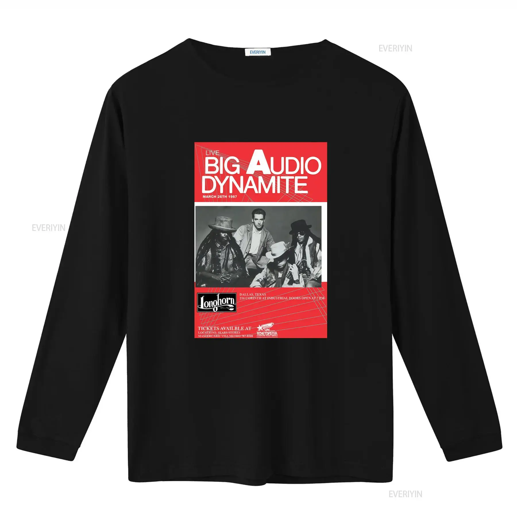 Big Audio Dynamite Logo T Shir - Audio Music Logo ulasan dan harga