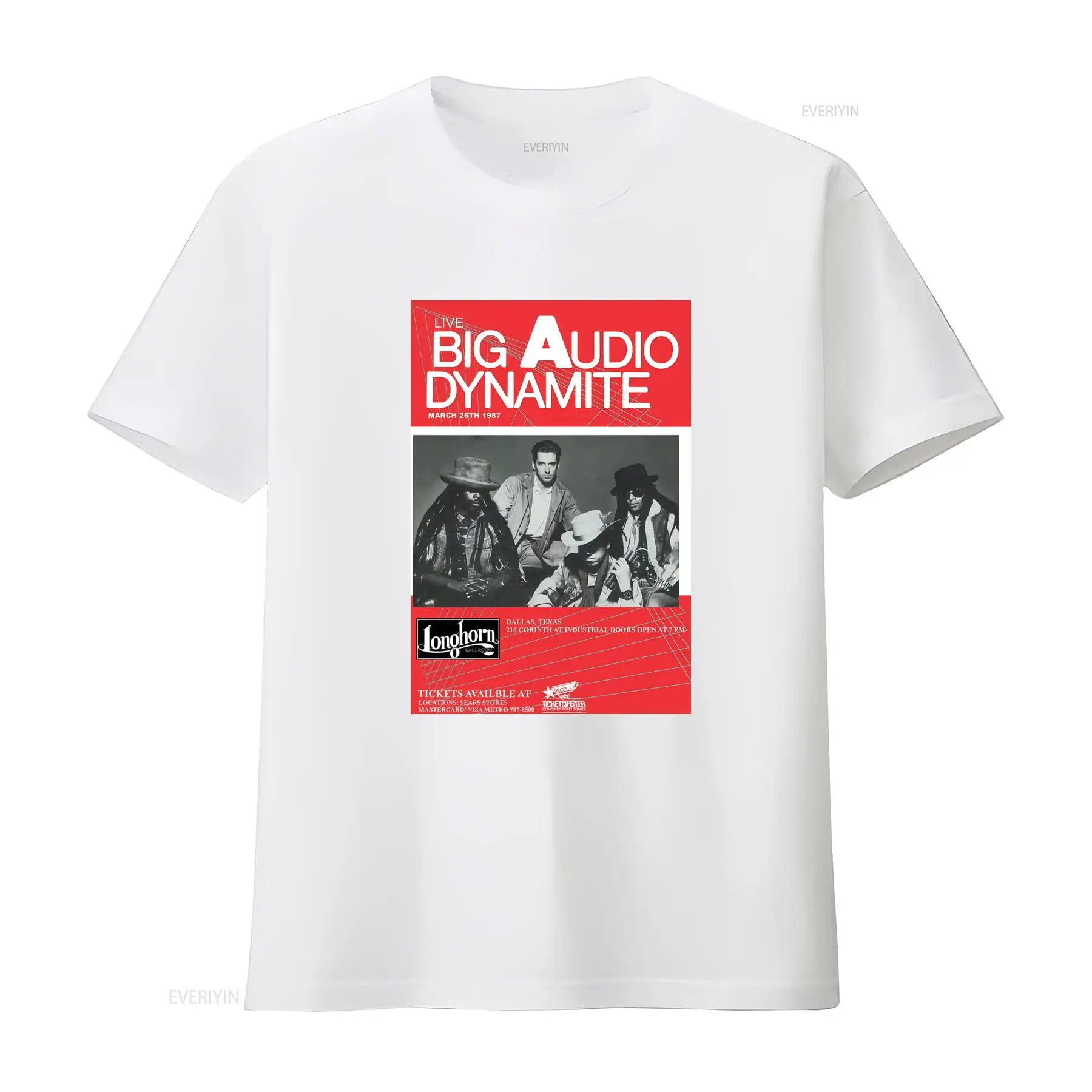 Big Audio Dynamite Logo T Shir - Audio Music Logo ulasan dan harga