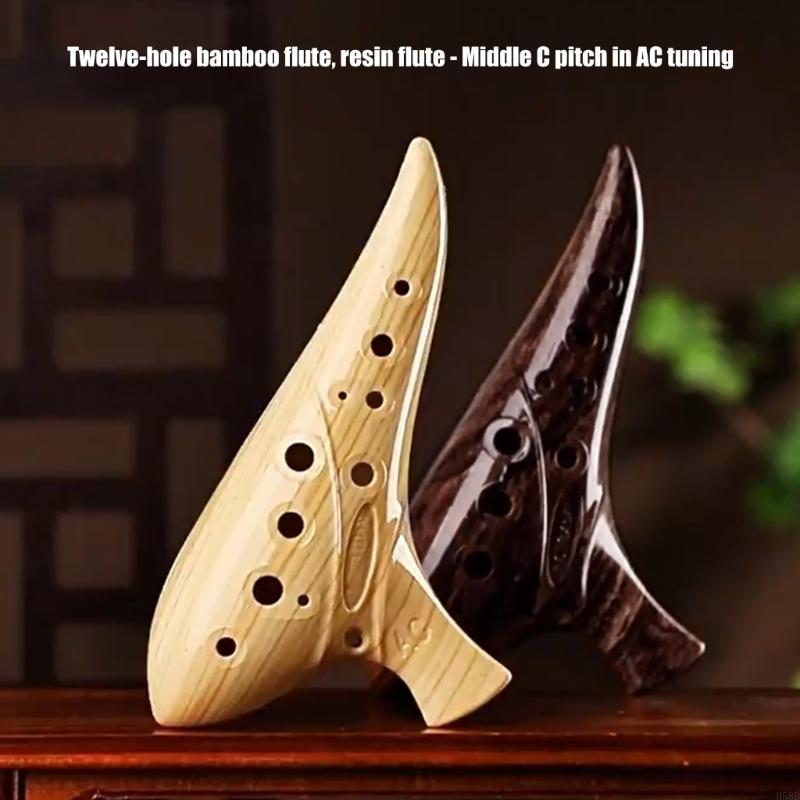 12 Hole Ceramic Ocarina with S - Ocarina Ceramic ulasan dan harga